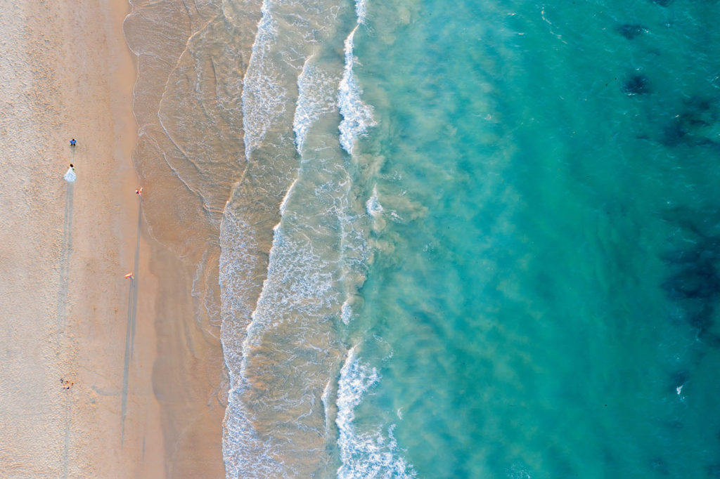 aerial photography of best blue ocean
