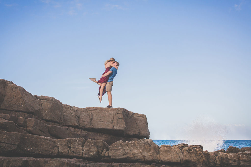 bride to be swept off her feet